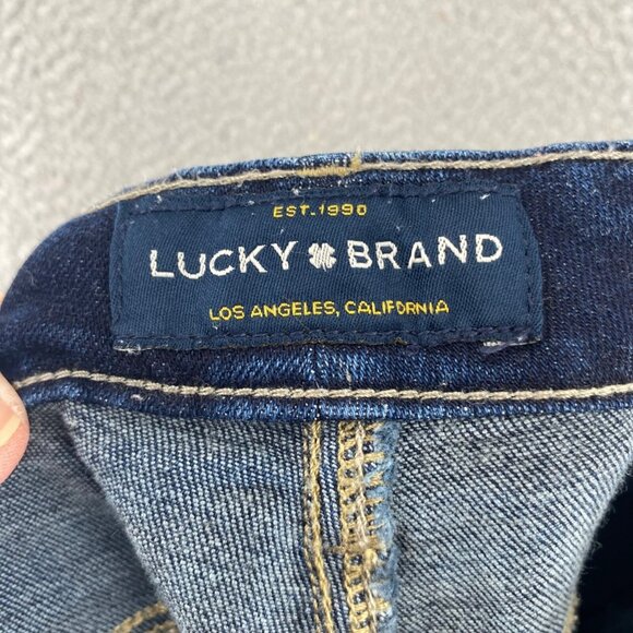 Lucky Brand Jeans Womens 4 27 Blue Hayden Skinny Dark Wash Denim Stretch Casual - Picture 5 of 12